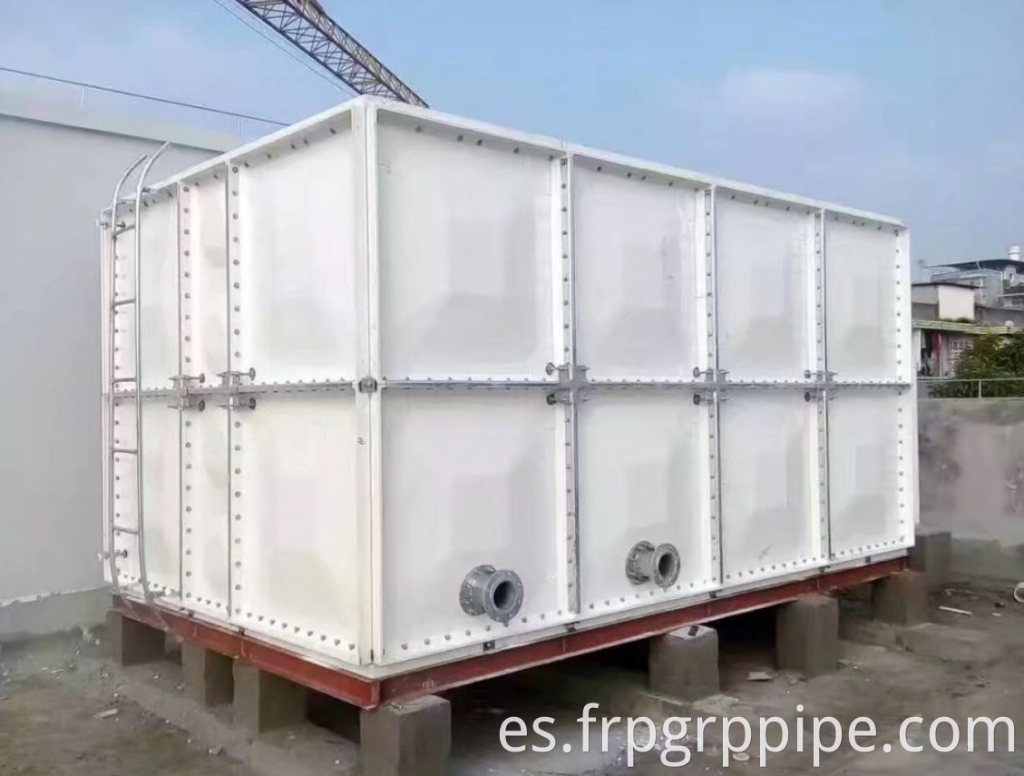 Tanque de almacenamiento de agua de 100m3 FRP FRP FRP Sectional Water Tank 100m3 Tanks de agua FRP FRP